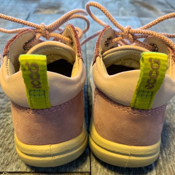 Infant Ecco Light Pink Leather Boots - Picture 3 of 7